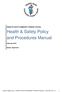 Health & Safety Policy and Procedures Manual