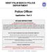 WEST PALM BEACH POLICE DEPARTMENT. Police Officer. Application - Part 2 UPLOAD INSTRUCTIONS