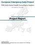 European Emergency Data Project. EMS Data-based Health Surveillance System. Grant Agreement No. SPC Project Report