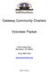 Gateway Community Charters. Volunteer Packet