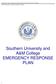 Southern University and Agricultural & Mechanical College EMERGENCY RESPONSE PLAN. Southern University and A&M College EMERGENCY RESPONSE PLAN