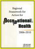 Regional Framework for Action for Occupational Health