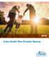Arise Health Plan Provider Manual