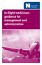 In-flight medicines: guidance for management and administration