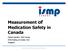 Measurement of Medication Safety in Canada