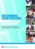 SECURING OUR FUTURE A PLAN FOR COVENTRY