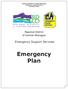 Regional District of Central Okanagan Emergency Support Service Emergency Plan. Regional District of Central Okanagan. Emergency Support Services