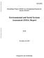 Environmental and Social Systems Assessment (ESSA) Report