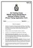 Air Training Corps RNZAF Flying Scholarship & National Aviation Course (Power Flying) Application Form