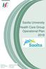 Saolta University Health Care Group Operational Plan 2018