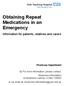 Obtaining Repeat Medications in an Emergency