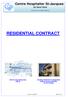 RESIDENTIAL CONTRACT