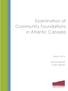 Examination of Community Foundations in Atlantic Canada