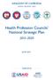 Health Profession Councils National Strategic Plan