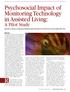 Psychosocial Impact of Monitoring Technology in Assisted Living: