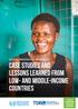 SOCIAL INNOVATION IN HEALTH: CASE STUDIES AND LESSONS LEARNED FROM LOW- AND MIDDLE-INCOME COUNTRIES