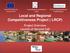 Local and Regional Competitiveness Project ( LRCP)