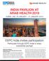 INDIA PAVILION AT ARAB HEALTH 2019