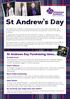 St Andrews Day Fundraising Ideas
