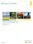 Ministry of Health. Annual Report for saskatchewan.ca