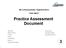 Practice Assessment Document