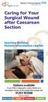 Caring for Your Surgical Wound after Caesarean Section
