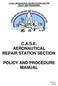 C.A.S.E. AERONAUTICAL REPAIR STATION SECTION