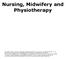 Nursing, Midwifery and Physiotherapy
