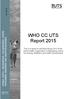 WHO CC UTS Report 2015