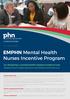 EMPHN Mental Health Nurses Incentive Program