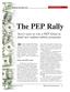 The PEP Rally. Savvy ways to win a PEP Grant to fund new student-athlete programs. What is the PEP Grant? by Karin Alexander, J.D.