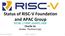 Status of RISC-V Foundation and APAC Group