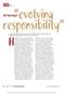 evolving responsibility