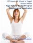 KCFitnessLink School of Yoga & Holistic Health Yoga Hybrid Bridge Program Supplemental Application