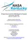 KY Space Grant Consortium 2014 Request for Proposals