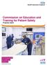 Commission on Education and Training for Patient Safety Progress report
