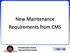 New Maintenance Requirements from CMS. Intermountain Clinical Instrumentation Society