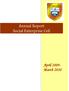 Annual Report Social Enterprise Cell