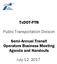 TxDOT-PTN. Public Transportation Division. Semi-Annual Transit Operators Business Meeting Agenda and Handouts