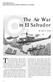 THE CIVIL WAR in El Salva dor, The Air War in El Salvador DR. JAMES S. CORUM