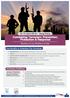 Combating Terrorism: Prevention, Protection & Response