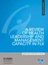 A review of health leadership and management