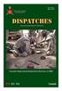 DISPATCHES. Lessons Learned for Soldiers. Counter-Improvised Explosive Devices (C-IED) The Army Lessons Learned Centre. Vol 15 No 1 March 2010