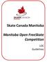 Skate Canada Manitoba Manitoba Open FreeSkate Competition