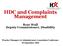 HDC and Complaints Management