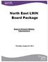 North East LHIN Board Package. Board of Directors Meeting Teleconference