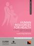 HUMAN RESOURCES FOR HEALTH in maternal, neonatal and reproductive health at community level. A profile of Papua New Guinea