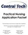 Practical Nursing Application Packet