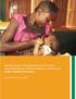 External Evaluation of Effectiveness of UNICEF Nutrition Accelerated ed Reduction of Child and Maternal Under-Nutrition in Seven Districts of Sierra