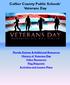 Collier County Public Schools Veterans Day